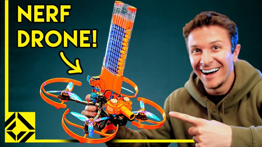 I Built a REAL Nerf Attack Drone!